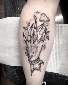 Фото рисунка тату рука ведьмы 28.01.2021 №0010 - witch hand tattoo - tattoo-photo.ru