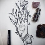 Фото рисунка тату рука ведьмы 28.01.2021 №0027 - witch hand tattoo - tattoo-photo.ru