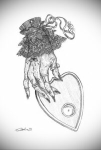 Фото рисунка тату рука ведьмы 28.01.2021 №0040 - witch hand tattoo - tattoo-photo.ru