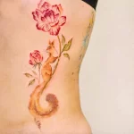 Фото пример рисунка тату белка 18,10,2021 - №0163 - squirrel tattoo - tattoo-photo.ru