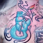 Фото пример рисунка тату белка 18,10,2021 - №0178 - squirrel tattoo - tattoo-photo.ru