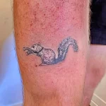 Фото пример рисунка тату белка 18,10,2021 - №0371 - squirrel tattoo - tattoo-photo.ru