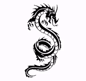 Эскизы тату дракон 28,10,2021 - №0102 - dragon tattoo sketch - tattoo-photo.ru