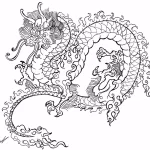 Эскизы тату дракон 28,10,2021 - №0179 - dragon tattoo sketch - tattoo-photo.ru