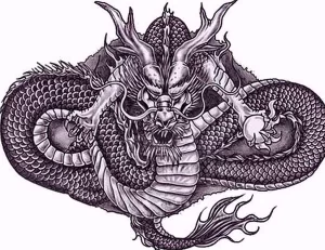 Эскизы тату дракон 28,10,2021 - №0232 - dragon tattoo sketch - tattoo-photo.ru