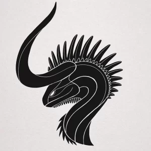 Эскизы тату дракон 28,10,2021 - №0273 - dragon tattoo sketch - tattoo-photo.ru