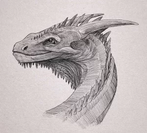 Эскизы тату дракон 28,10,2021 - №0292 - dragon tattoo sketch - tattoo-photo.ru