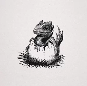 Эскизы тату дракон 28,10,2021 - №0320 - dragon tattoo sketch - tattoo-photo.ru