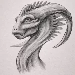 Эскизы тату дракон 28,10,2021 - №0431 - dragon tattoo sketch - tattoo-photo.ru