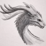 Эскизы тату дракон 28,10,2021 - №0443 - dragon tattoo sketch - tattoo-photo.ru