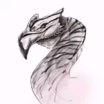 Эскизы тату дракон 28,10,2021 - №0476 - dragon tattoo sketch - tattoo-photo.ru