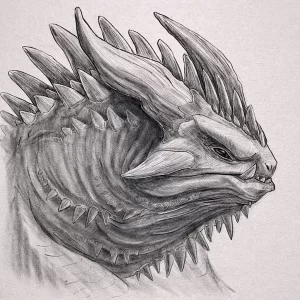 Эскизы тату дракон 28,10,2021 - №0503 - dragon tattoo sketch - tattoo-photo.ru