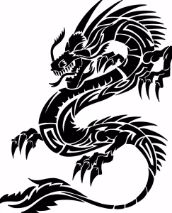 Эскизы тату дракон 28,10,2021 - №0529 - dragon tattoo sketch - tattoo-photo.ru