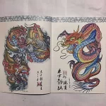 Эскизы тату дракон 28,10,2021 - №0538 - dragon tattoo sketch - tattoo-photo.ru