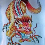 Эскизы тату дракон 28,10,2021 - №0553 - dragon tattoo sketch - tattoo-photo.ru