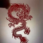 Эскизы тату дракон 28,10,2021 - №0557 - dragon tattoo sketch - tattoo-photo.ru