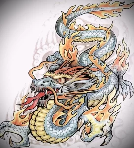 Эскизы тату дракон 28,10,2021 - №0567 - dragon tattoo sketch - tattoo-photo.ru