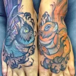 Фото пример рисунка тату белка 18,10,2021 - №0028 - squirrel tattoo - tattoo-photo.ru