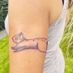 Фото пример рисунка тату белка 18,10,2021 - №0102 - squirrel tattoo - tattoo-photo.ru