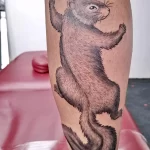 Фото пример рисунка тату белка 18,10,2021 - №0118 - squirrel tattoo - tattoo-photo.ru