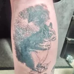 Фото пример рисунка тату белка 18,10,2021 - №0140 - squirrel tattoo - tattoo-photo.ru