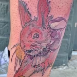 Фото пример рисунка тату белка 18,10,2021 - №0225 - squirrel tattoo - tattoo-photo.ru