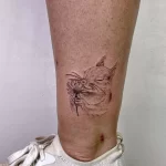 Фото пример рисунка тату белка 18,10,2021 - №0328 - squirrel tattoo - tattoo-photo.ru