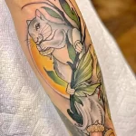 Фото пример рисунка тату белка 18,10,2021 - №0387 - squirrel tattoo - tattoo-photo.ru