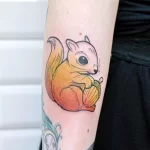 Фото пример рисунка тату белка 18,10,2021 - №0465 - squirrel tattoo - tattoo-photo.ru