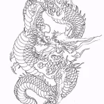 Эскизы тату дракон 28,10,2021 - №0026 - dragon tattoo sketch - tattoo-photo.ru