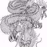 Эскизы тату дракон 28,10,2021 - №0063 - dragon tattoo sketch - tattoo-photo.ru