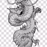 Эскизы тату дракон 28,10,2021 - №0071 - dragon tattoo sketch - tattoo-photo.ru