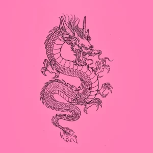 Эскизы тату дракон 28,10,2021 - №0105 - dragon tattoo sketch - tattoo-photo.ru
