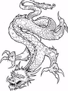 Эскизы тату дракон 28,10,2021 - №0134 - dragon tattoo sketch - tattoo-photo.ru