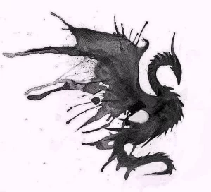 Эскизы тату дракон 28,10,2021 - №0137 - dragon tattoo sketch - tattoo-photo.ru