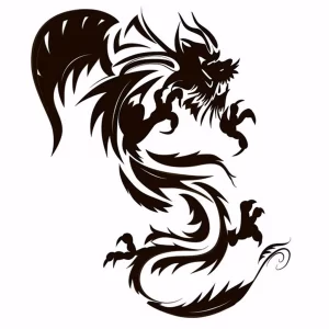 Эскизы тату дракон 28,10,2021 - №0176 - dragon tattoo sketch - tattoo-photo.ru
