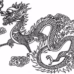 Эскизы тату дракон 28,10,2021 - №0211 - dragon tattoo sketch - tattoo-photo.ru