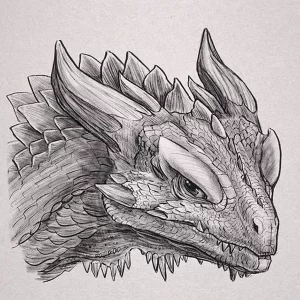 Эскизы тату дракон 28,10,2021 - №0219 - dragon tattoo sketch - tattoo-photo.ru