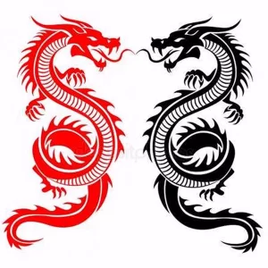 Эскизы тату дракон 28,10,2021 - №0224 - dragon tattoo sketch - tattoo-photo.ru