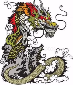 Эскизы тату дракон 28,10,2021 - №0228 - dragon tattoo sketch - tattoo-photo.ru