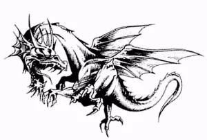 Эскизы тату дракон 28,10,2021 - №0238 - dragon tattoo sketch - tattoo-photo.ru