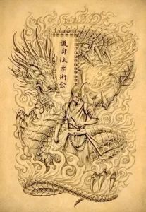 Эскизы тату дракон 28,10,2021 - №0251 - dragon tattoo sketch - tattoo-photo.ru