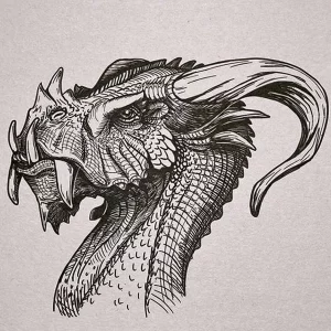 Эскизы тату дракон 28,10,2021 - №0254 - dragon tattoo sketch - tattoo-photo.ru