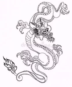 Эскизы тату дракон 28,10,2021 - №0255 - dragon tattoo sketch - tattoo-photo.ru