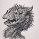 Эскизы тату дракон 28,10,2021 - №0275 - dragon tattoo sketch - tattoo-photo.ru