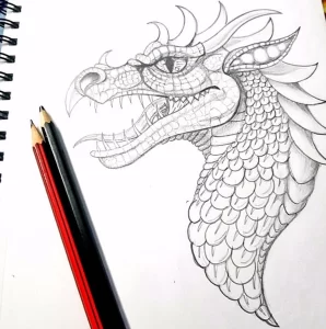 Эскизы тату дракон 28,10,2021 - №0297 - dragon tattoo sketch - tattoo-photo.ru
