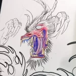 Эскизы тату дракон 28,10,2021 - №0311 - dragon tattoo sketch - tattoo-photo.ru