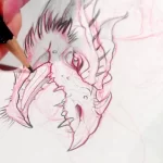 Эскизы тату дракон 28,10,2021 - №0317 - dragon tattoo sketch - tattoo-photo.ru