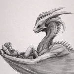 Эскизы тату дракон 28,10,2021 - №0324 - dragon tattoo sketch - tattoo-photo.ru