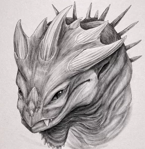 Эскизы тату дракон 28,10,2021 - №0326 - dragon tattoo sketch - tattoo-photo.ru